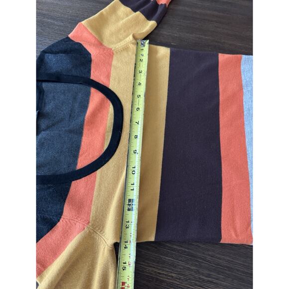 Morgan De Toi Sweater Dress Thanksgiving Fall Colors Knit Y2K Retro S/XS - Picture 7 of 10